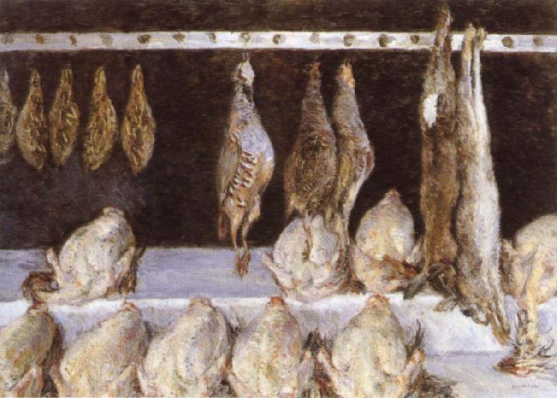 Gustave Caillebotte Still life Chicken oil painting picture